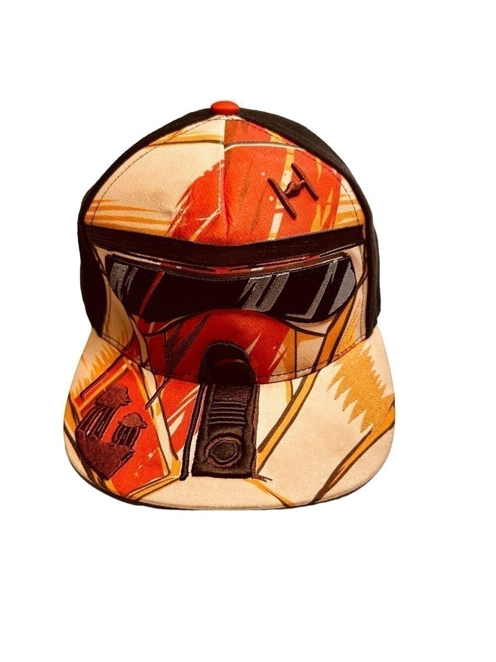 Star Wars Rogue One Big Face Scarif Trooper SnapBack Beige & Black Cap Youth OS